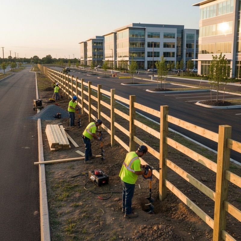 Local Fence Installation pros at work