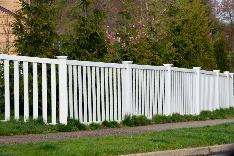 White PVC Fence Installation in Wilmington, NC
